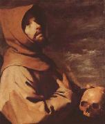 Francisco de Zurbaran The Ecstacy of St Francis (mk08) oil painting
